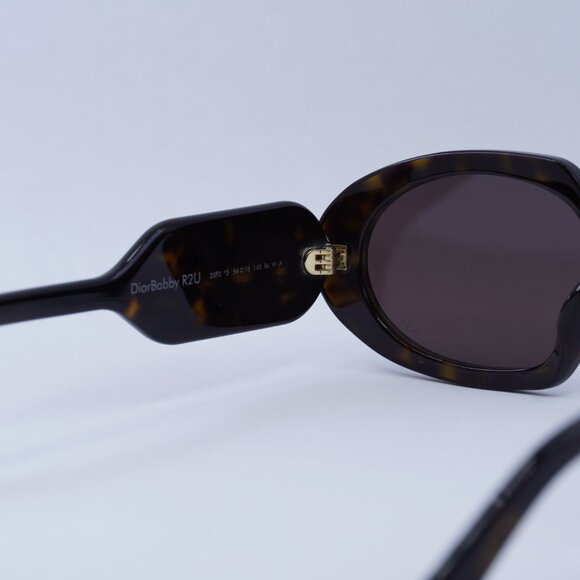 🕶️ New Dior DIORBOBBYR2U 20F0 Sunglasses - Dark Havana Frame, Brown Frame - Picture 6 of 10